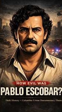 How evil was Pablo Escobar really? #PabloEscobar #TrueCrime #historyshorts #historyfacts #facts