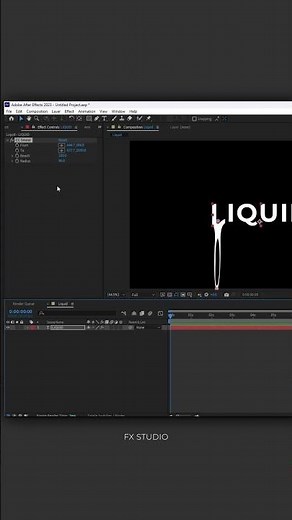 Liquid Text Animation Tutorial in After Effects