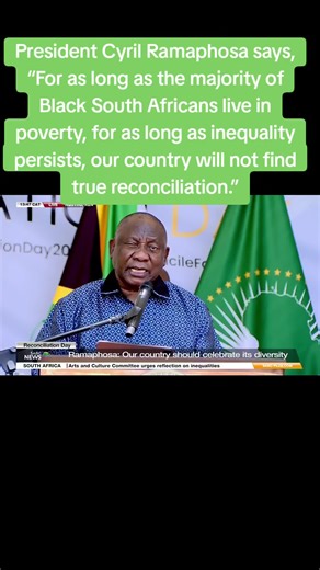 Cyril Ramaphosa on Poverty and Reconciliation in South Africa