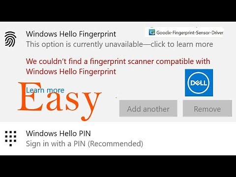How to find a fingerprint scanner compatible with Windows Hello Fingerprint on Dell