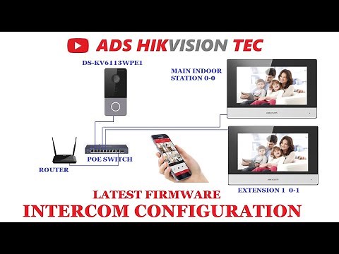 Hikvision IP intercom configuration using Batch config Tool. Step by steps configuration.