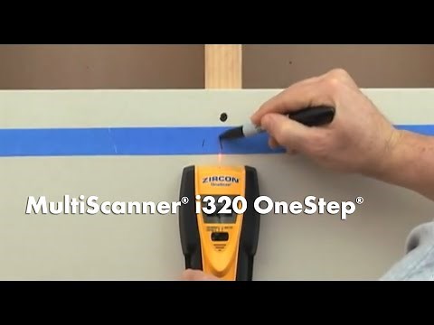 How to Use a Zircon MultiScanner i320 OneStep Stud Finder Wall Scanner to Find Wall Studs