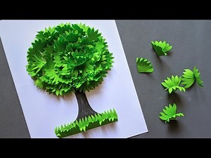 DIY Paper Tree Projects | How to Make 3D Paper Tree