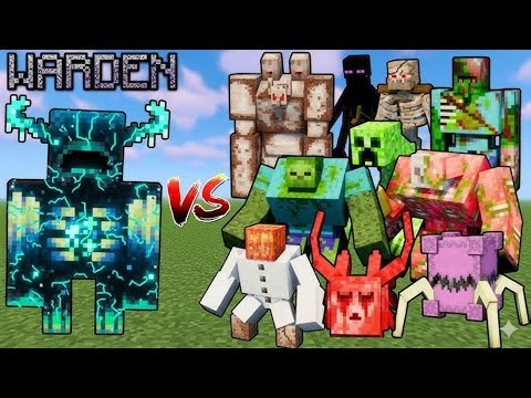 Warden vs EVERY Mob in Minecraft!