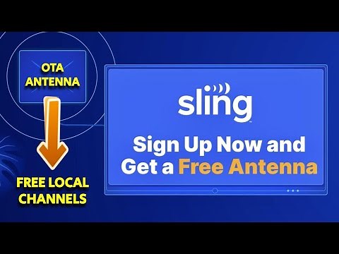 Watch Your Local Channels with a FREE Antenna from Sling TV!