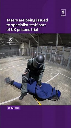 Tasers to be trialled in UK prisons