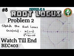 8.Root Locus Problem 2 Explained Deeply Explained Module 4 4th Sem ECE VTU BEC403
