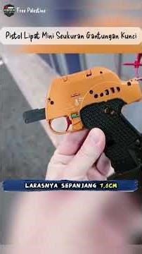 Mini Folding Pistol the Size of a Keychain