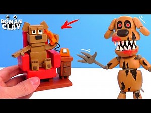 Talking Ben in Minecraft and Ben Animatronic with Clay | Roman Clay Tutorial