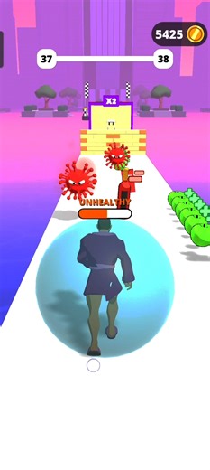 healthy boy run level 38 #viral #short #game