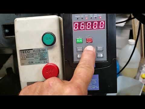 A2-8022 VFD settings