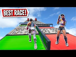 The ULTIMATE 1v1 Deathrun Race... [2-3 Maps] (Fortnite Creative)