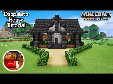 Minecraft Deepslate House Build Tutorial #4 || Minecraft Build Tutorial