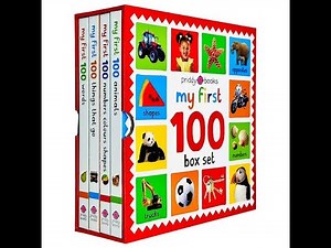 My First 100 Board Book Box Set (4 Books)
