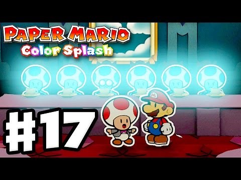 Paper Mario: Color Splash - Gameplay Walkthrough Part 17 - Dark Bloo Inn 100%! (Nintendo Wii U)