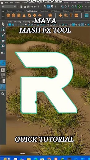 Quick tip : MASH TOOL | Maya tips #maya #shorts #quicktutorial #3d