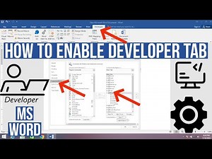 How to Enable Developer Tab in MS Word | How to Turn On Developer Options in MS Word | Developer Tab