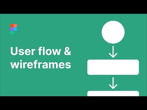 Turning user flows into wireframes in Figma