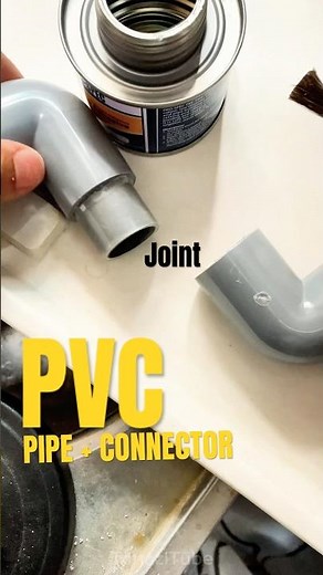 How to Joint PVC Pipe Connector - Quick & Easy Guide #pvcpipe #pvcfittings #fittings #plumbing