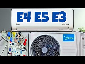 How to FIX E4, E5, E3 Errors In Midea Mini Split AC Easily!