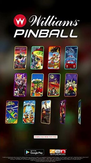 Get Williams™ Pinball on Google Play for FREE