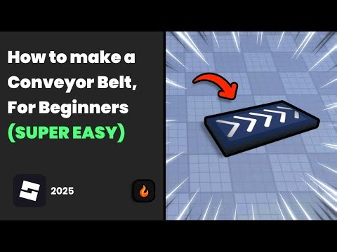 Roblox Tutorial: How to make a Conveyor Belt for beginners
