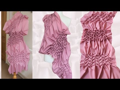 3 STUNNING CANADIAN SMOCKING DESIGNS ON ONE FABRIC | Hand Smocking Tutorial | Didsbury Art Studio