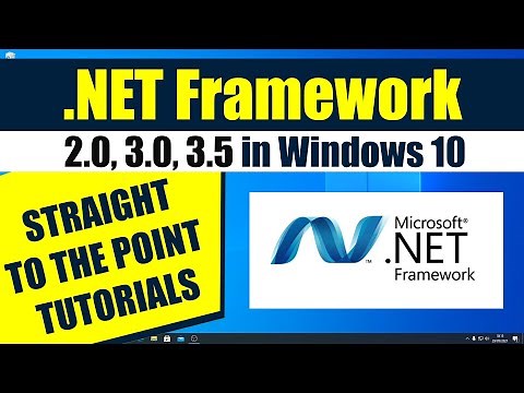 Run (enable) .NET Framework 2.0, 3.0, 3.5 in Windows 10