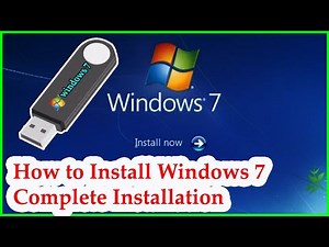 Windows 7 Installation Step by Step / How to Install Windows 7 From USB or CD in Laptop or Computer