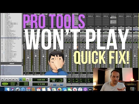 Pro Tools Won't Play / Won't Start Playback (Quick Fix!)