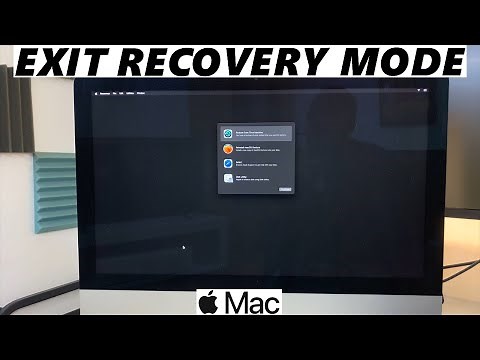How To Get Out Of Recovery Mode On Mac