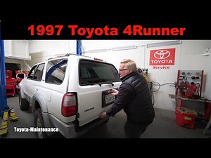 Toyota 4Runner rear hatch window stuck