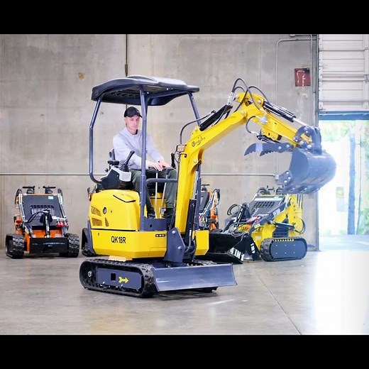 CFG QK18R 13.5HP Gas Mini Excavator Overview | Best Seedling LLC