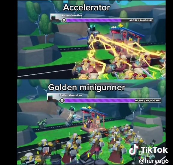 Gmini vs accel #tds #roblox #robloxfyp #fyp #vs #towerdefensesimulator