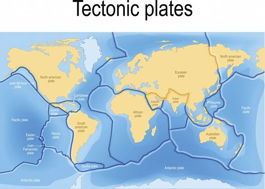 Take a Look at This Map of Tectonic Plates and Their Boundaries