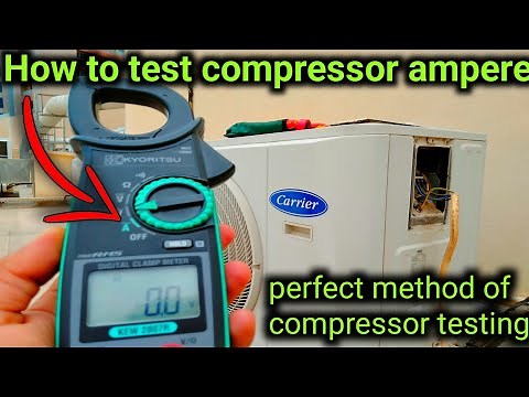 how many ampere take ac compressor | how to check ampere on ac compressor | ac ampere check