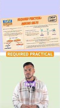 GCSE CHEMISTRY: Required Practical for Making Salts #flashrevisionlab #exam #gcserevision