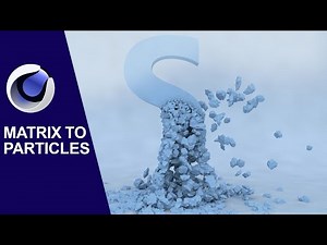 Dynamic Matrix particle with CINEMA 4D Simulation Tags