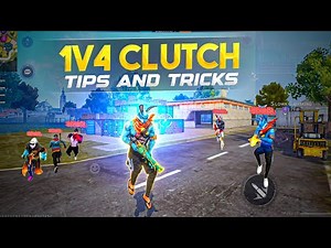 ( Part - 1 ) 1 v 4 Clutch Tips And Tricks 🔥 Free Fire Max