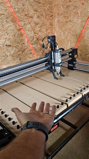 Finally got the Onefinity CNC spoilboard done. How to video and files will be out soon. | James Dean Designs