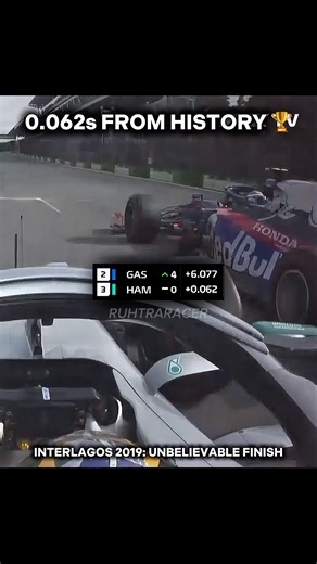 Hamilton vs Gasly - Interlagos 2019’s Legendary Drag Race Finish