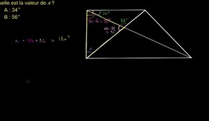 Exercices de calcul d'angles (vidéo)