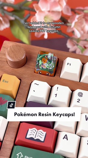 Pokémon Artisan Keycaps for Custom Mechanical Keyboards