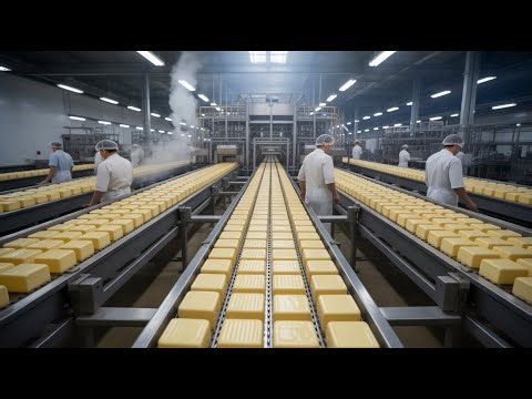 Massive Butter Production Process | How the World Makes Billions of Tons of Butter