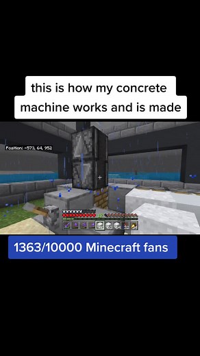 How to Build a Concrete Machine in Minecraft