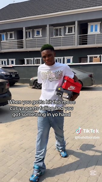 Relatable Moments of Pants Falling and Funny Moves