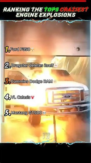 RANKING THE CRAZIEST ENGINE EXPLOSIONS!
