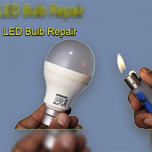221K views · 3.5K reactions | Repair LED Bulb Using Lighter How to repair broken led bulb without iron using lighter flame | Creative Goutam | Facebook