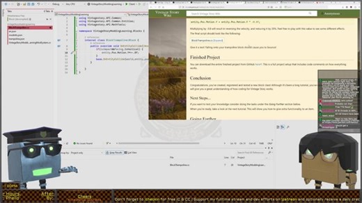 [🎮C# Modding🔧] #867 Game Dev Learns 2 Mod VintageStory: Ep 2 - Code Mods? YES PLEASE