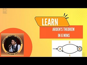 Learn Arden's Theorem in 6 minutes| Finite Automata to Regular Expressions | Theory of Computation